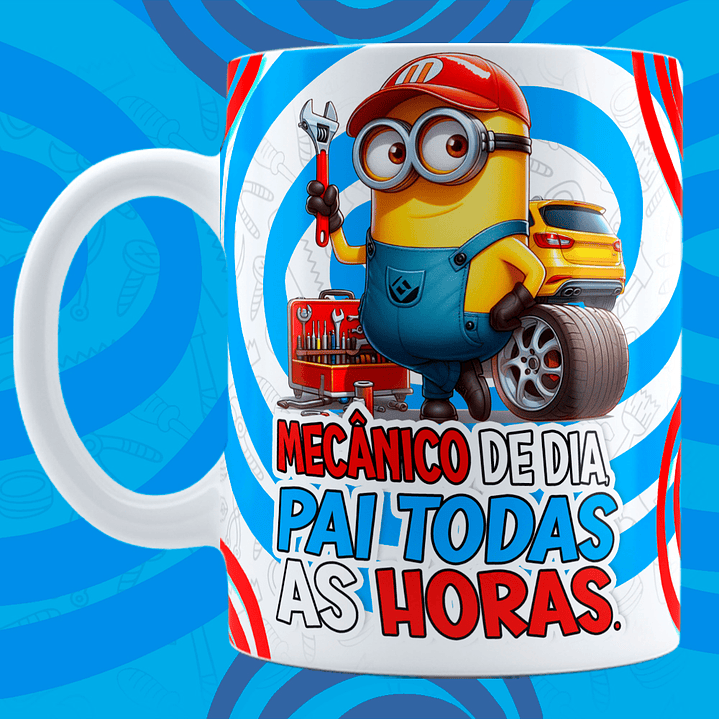 20 Artes para Caneca Minions Dia dos Pais Profissões Arquivo em Jpg  14