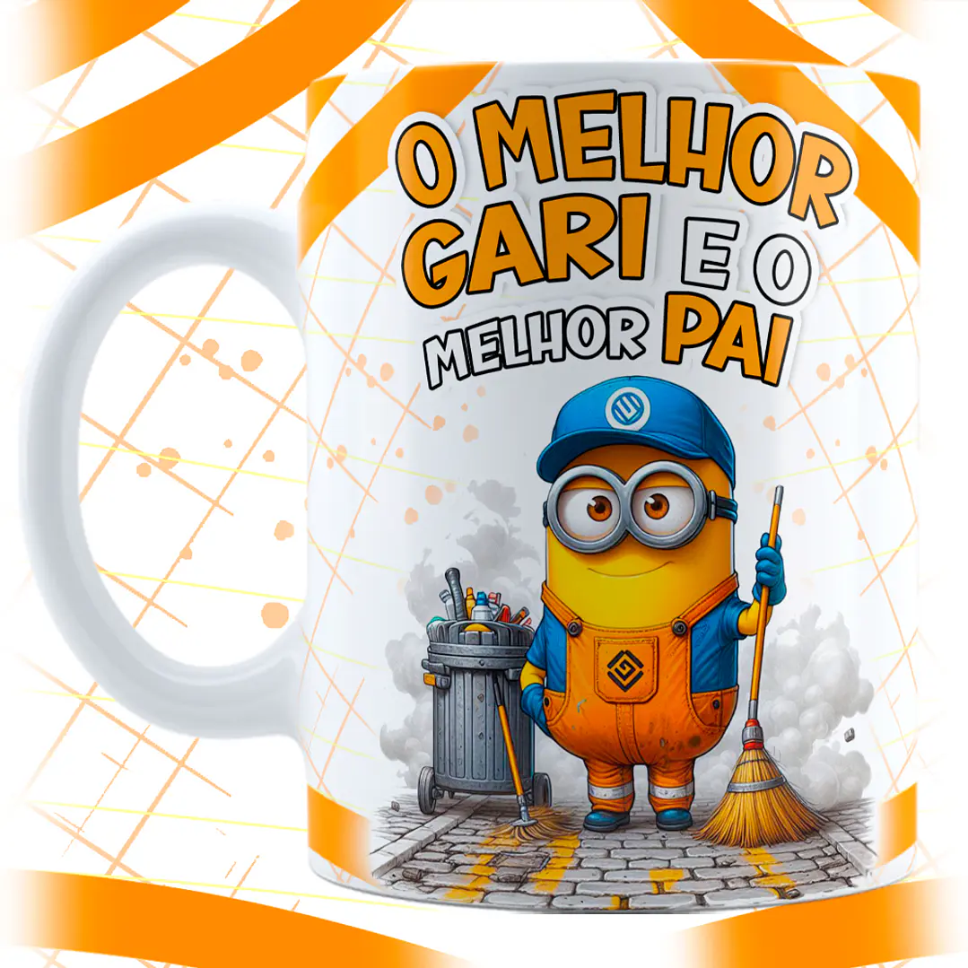 20 Artes para Caneca Minions Dia dos Pais Profissões Arquivo em Jpg  18