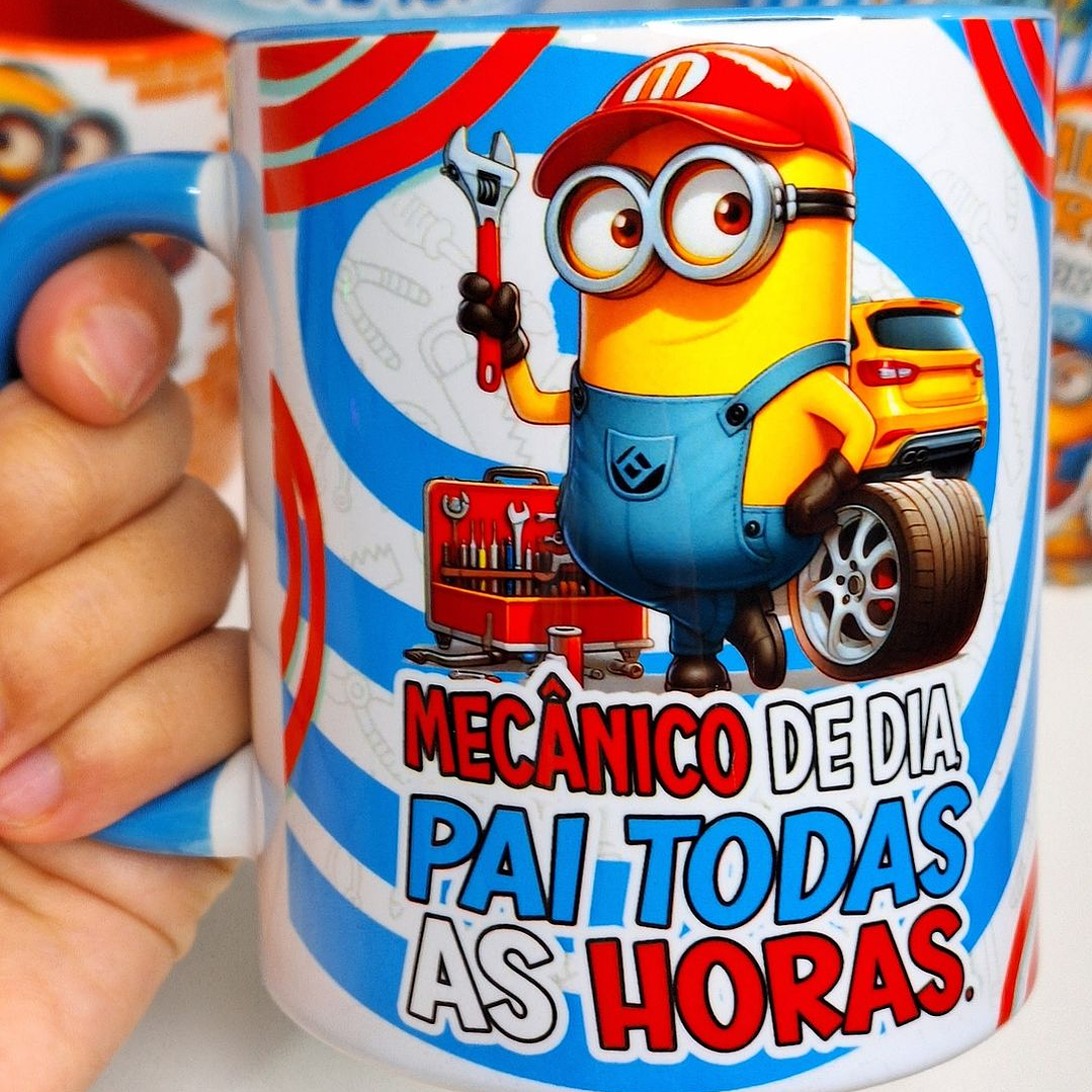 20 Artes para Caneca Minions Dia dos Pais Profissões Arquivo em Jpg  5
