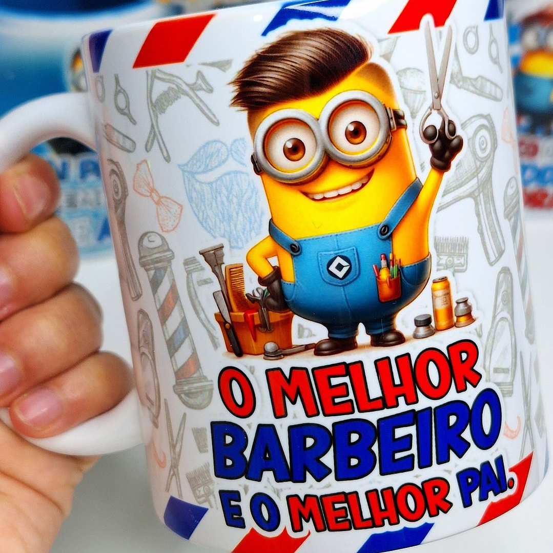 20 Artes para Caneca Minions Dia dos Pais Profissões Arquivo em Jpg  4