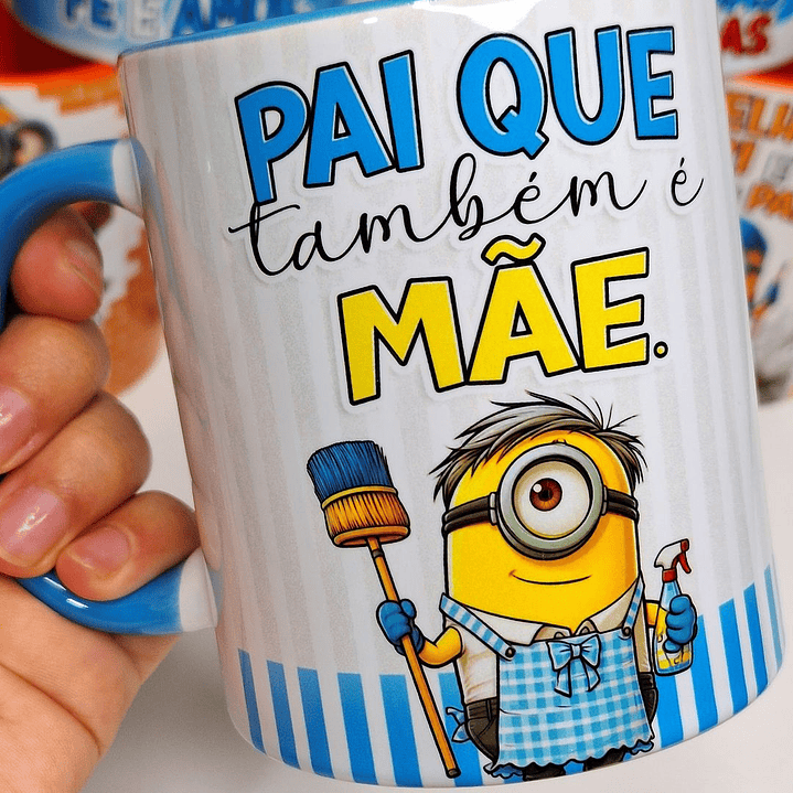20 Artes para Caneca Minions Dia dos Pais Profissões Arquivo em Jpg  2