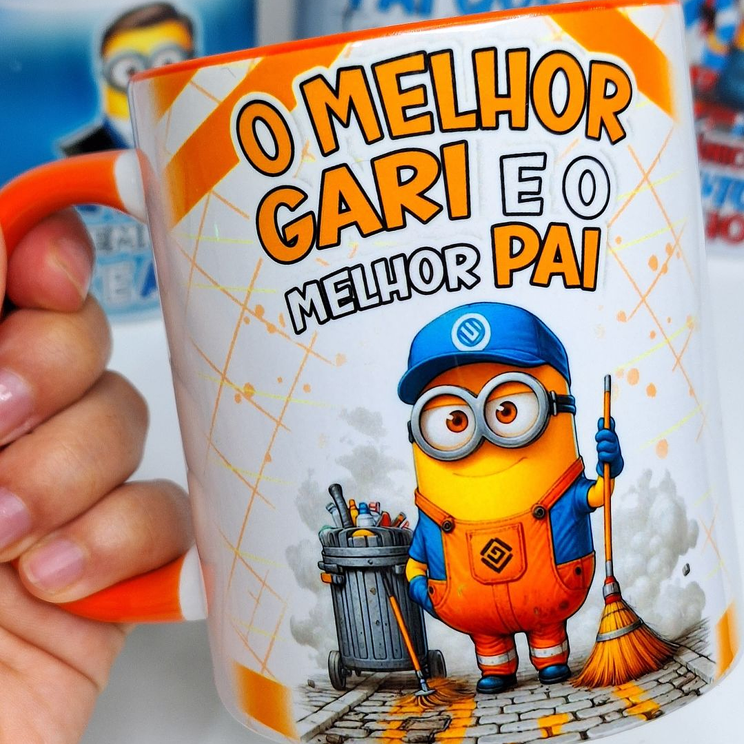 20 Artes para Caneca Minions Dia dos Pais Profissões Arquivo em Jpg  6