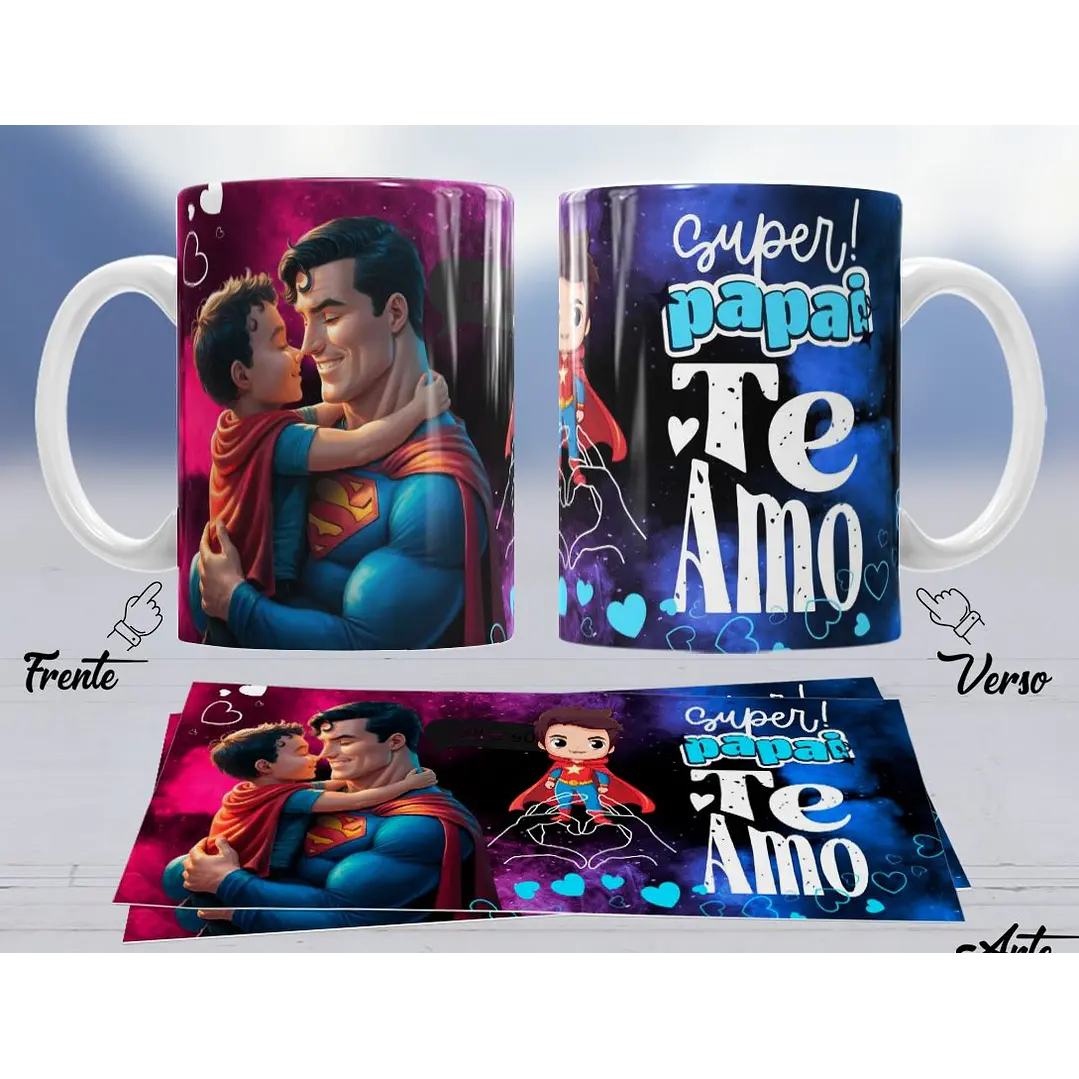 10 Artes para Caneca Dia dos Pais Arquivo em Jpg 8