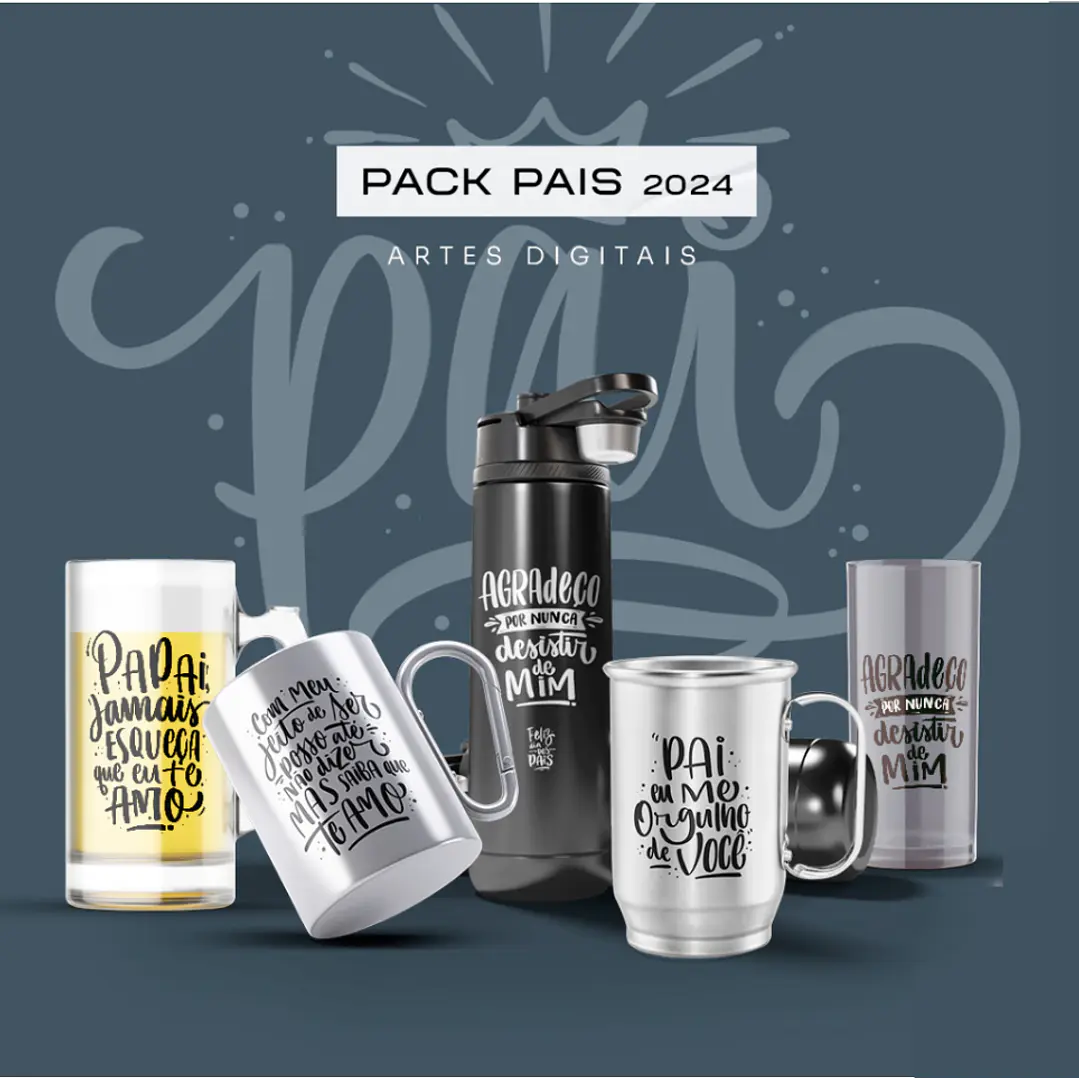 15 Artes para Caneca Dia dos Pais Arquivo em Png 1