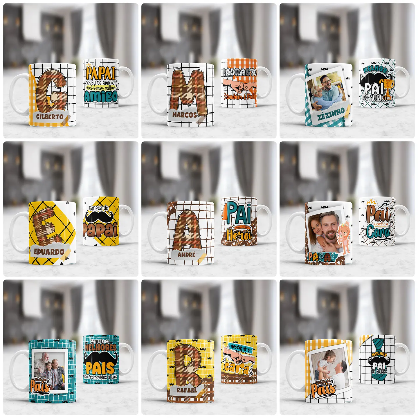 34 Artes para Caneca e Camisa Dia dos Pais Arquivo Png 2