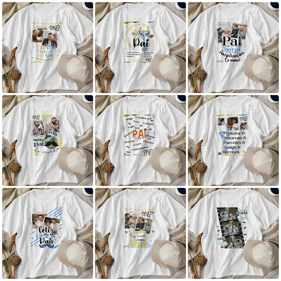 34 Artes para Caneca e Camisa Dia dos Pais Arquivo Png 3