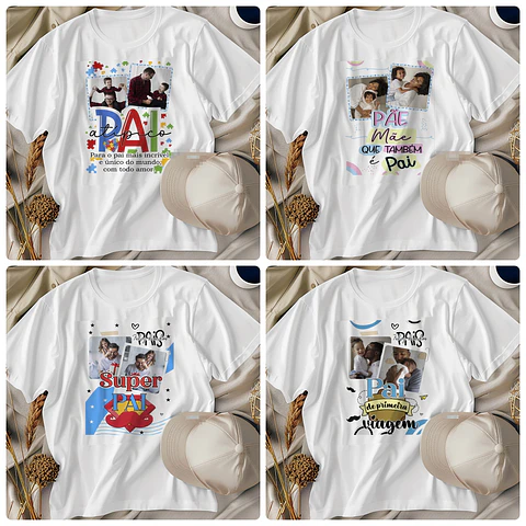 34 Artes para Caneca e Camisa Dia dos Pais Arquivo Png