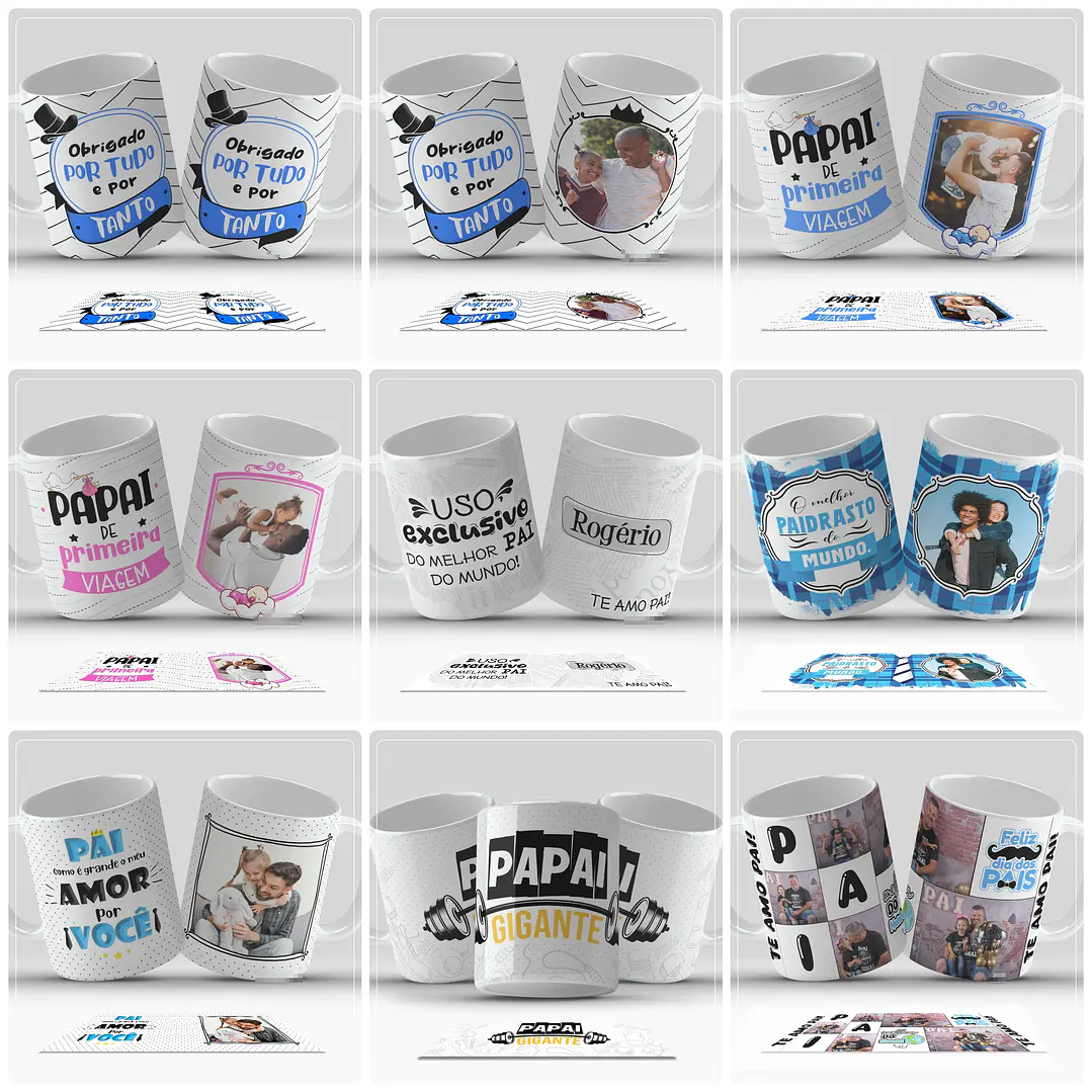 35 Artes para Caneca Dia dos Pais Arquivo em Jpg 3