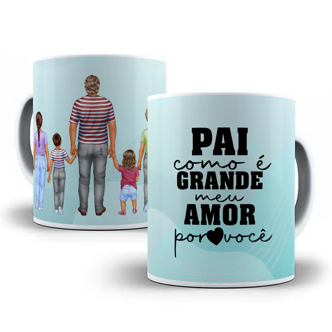 11 Artes para Caneca Dia dos Pais Arquivo em Jpg 4