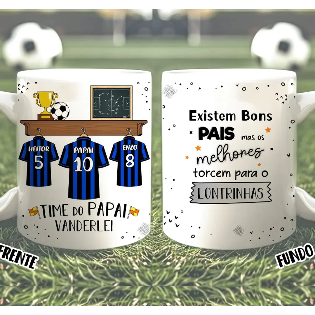 26 Artes para Caneca Futebol Dia dos Pais Arquivo em Jpg 6