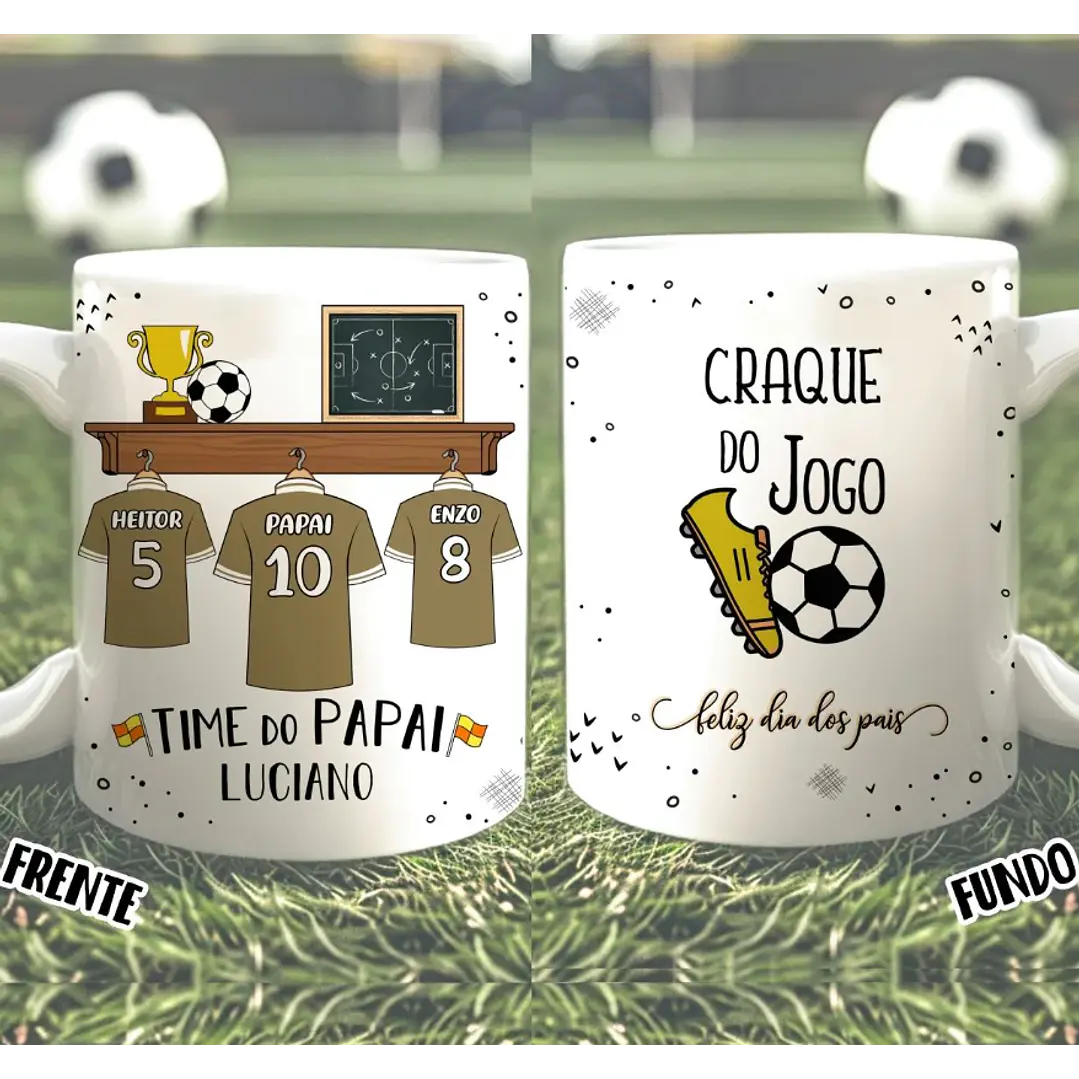 26 Artes para Caneca Futebol Dia dos Pais Arquivo em Jpg 7