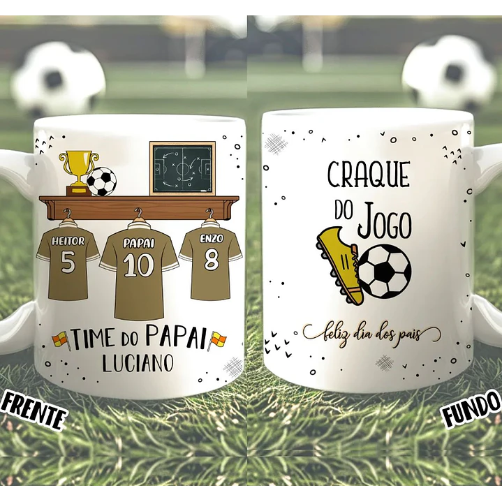 26 Artes para Caneca Futebol Dia dos Pais Arquivo em Jpg 7