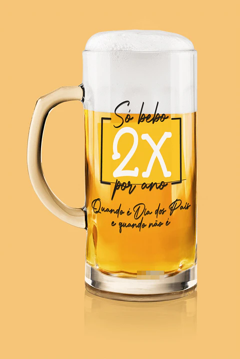 10 Artes para Copo Chopp Dia dos Pais Arquivo em Png