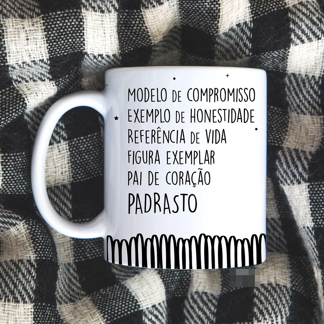 12 Artes para Caneca Padrasto Arquivo em Jpg 1