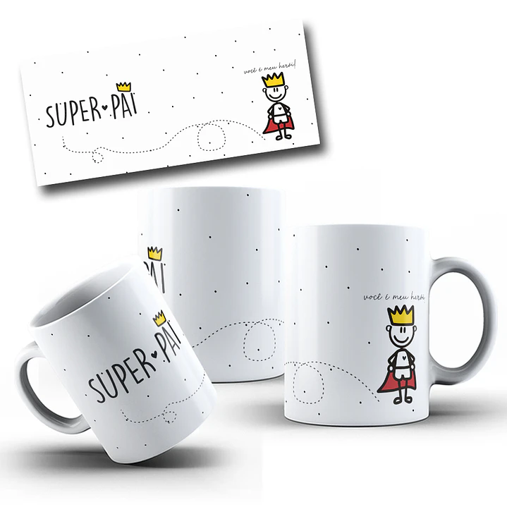 30 Artes para Caneca Dia dos Pais Arquivo em Png 7