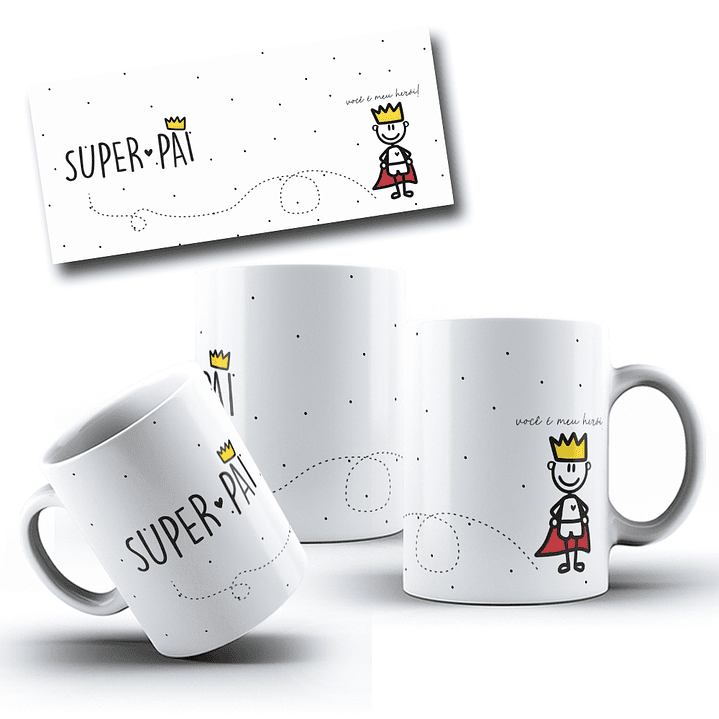 30 Artes para Caneca Dia dos Pais Arquivo em Png 7