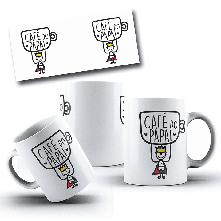 30 Artes para Caneca Dia dos Pais Arquivo em Png 8