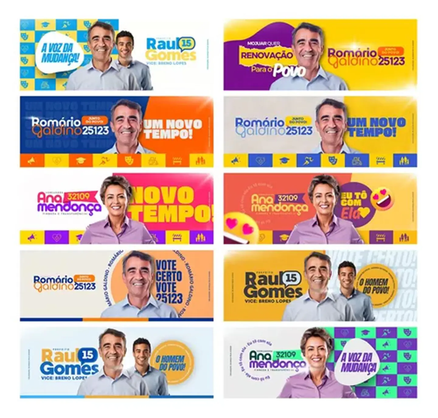 Pack Canva Arte Politica 2.0 Campanha Eleitoral, Eleições, Político Editáveis 7