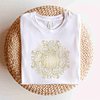 Arte Camisa Mandalas Douradas Sublimação Baixar Grátis