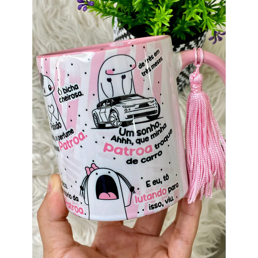Arte Caneca Flork Mulher com M Minha Patroa Arquivo em Jpg  3