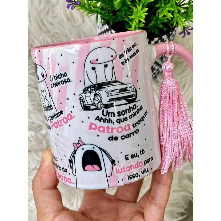 Arte Caneca Flork Mulher com M Minha Patroa Arquivo em Jpg  3