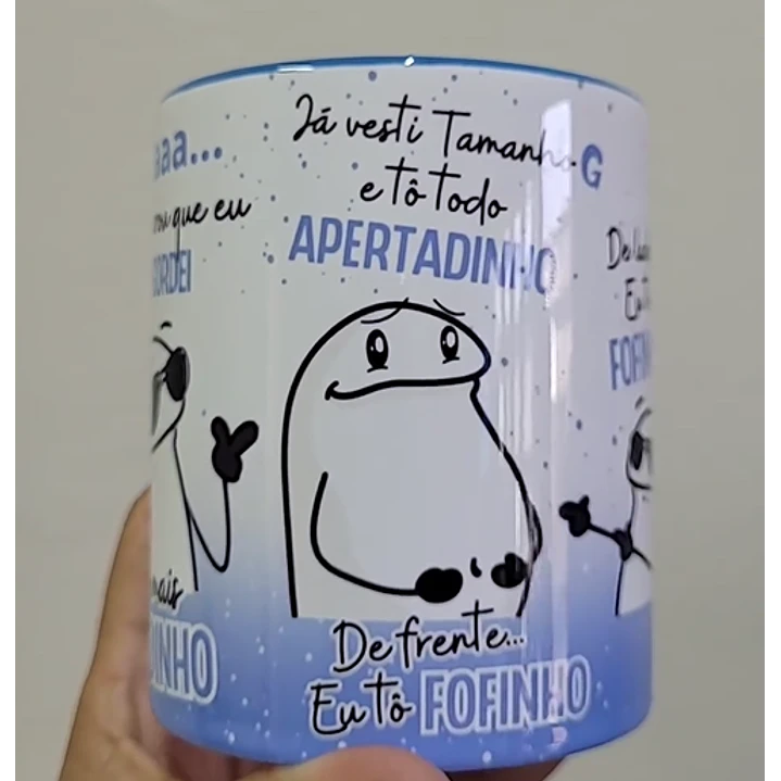 Arte Caneca Aaaa Cê reparou que eu engordei, Tô mais Gordinho Arquivo Png 2