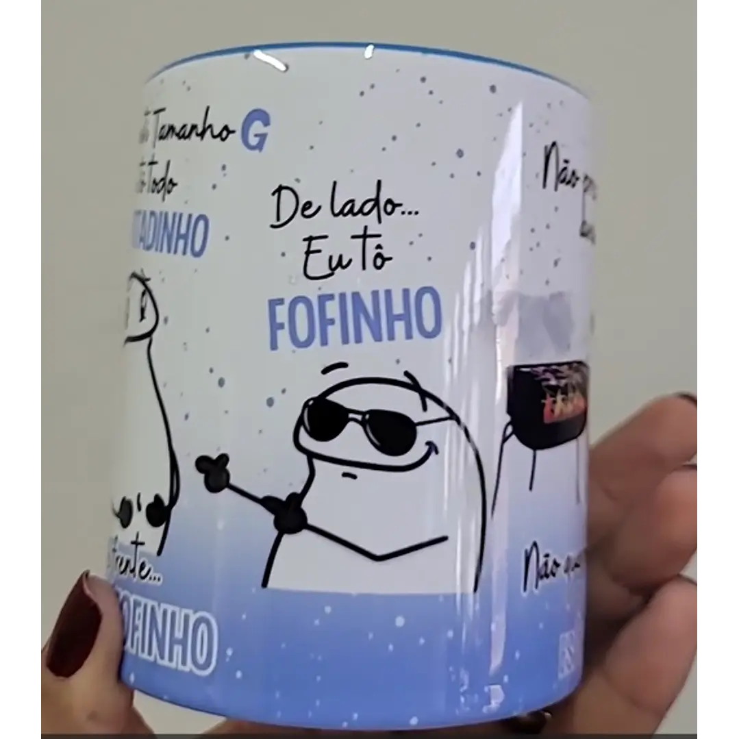 Arte Caneca Aaaa Cê reparou que eu engordei, Tô mais Gordinho Arquivo Png 3