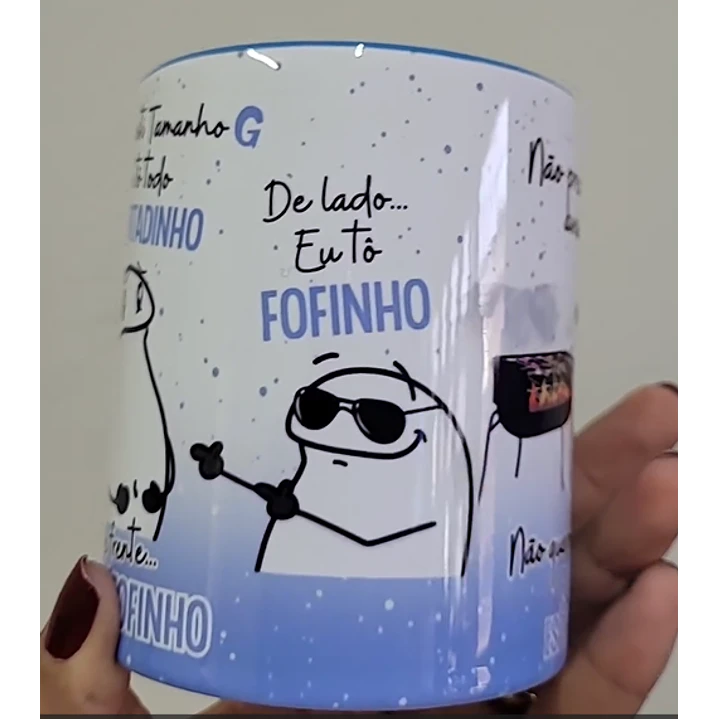 Arte Caneca Aaaa Cê reparou que eu engordei, Tô mais Gordinho Arquivo Png 3