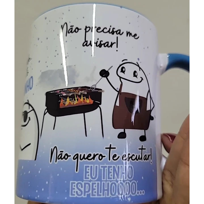 Arte Caneca Aaaa Cê reparou que eu engordei, Tô mais Gordinho Arquivo Png 4