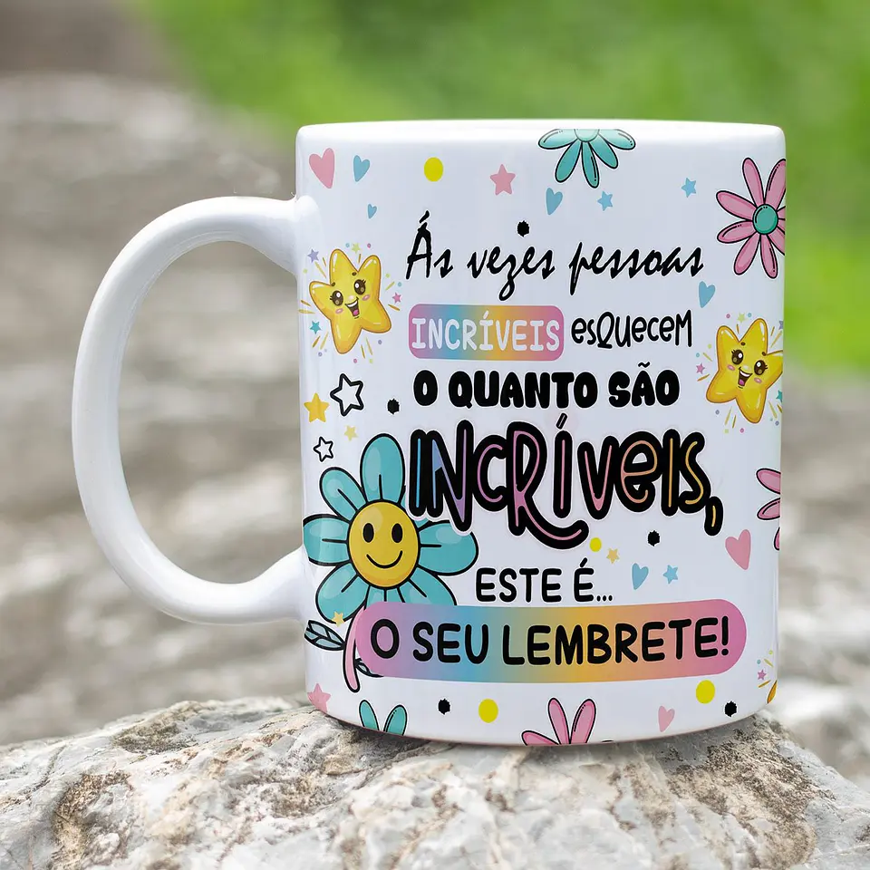 5 Artes para Caneca Frases Positivas Arquivo Editável  4