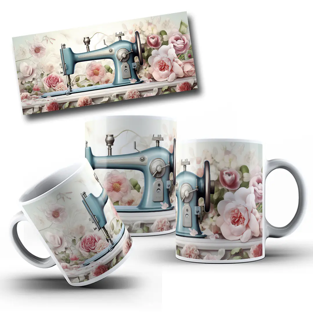 6 Artes para Caneca Costura Costureira Arquivo Jpg 5