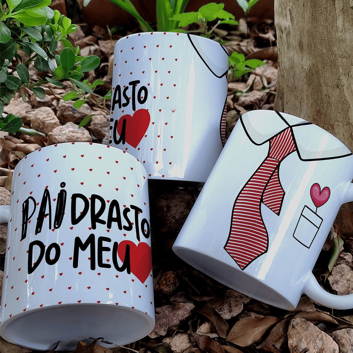 6 Artes para Caneca Dia dos Pais Arquivo Editável 6