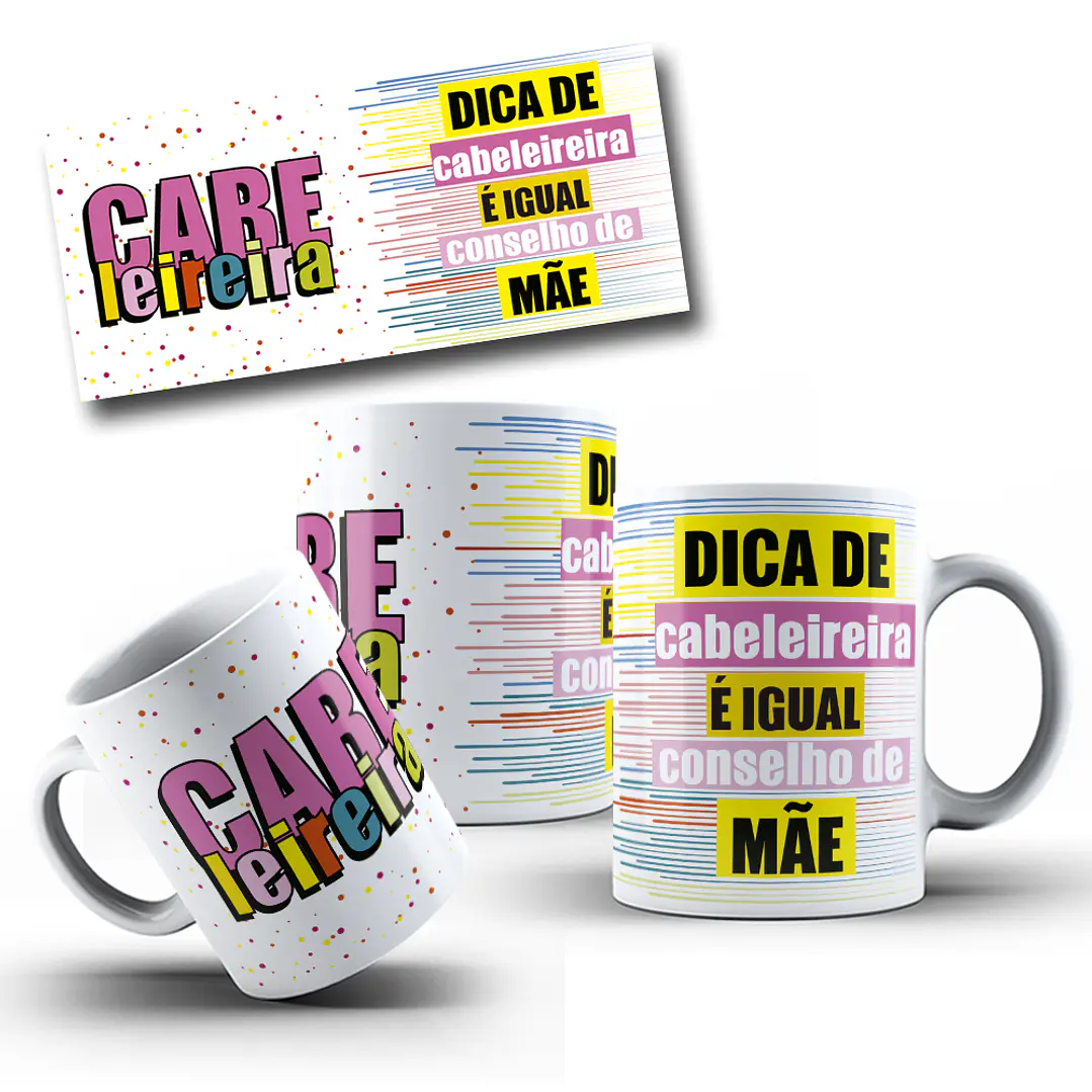 9 Artes para Caneca Profissões Arquivo Editável  2