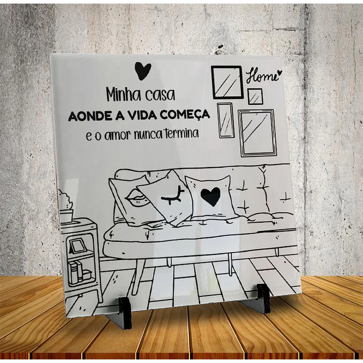 10 Artes para Azulejo Frases para Casa Arquivo Editável  4