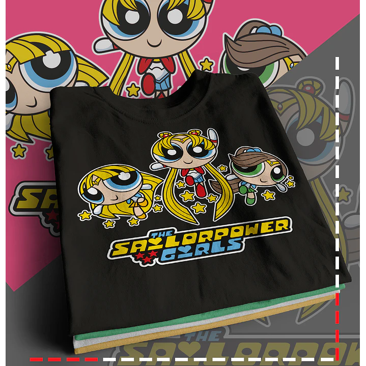10 Artes para Camisa Meninas Super Poderosas Arquivo Editável 3