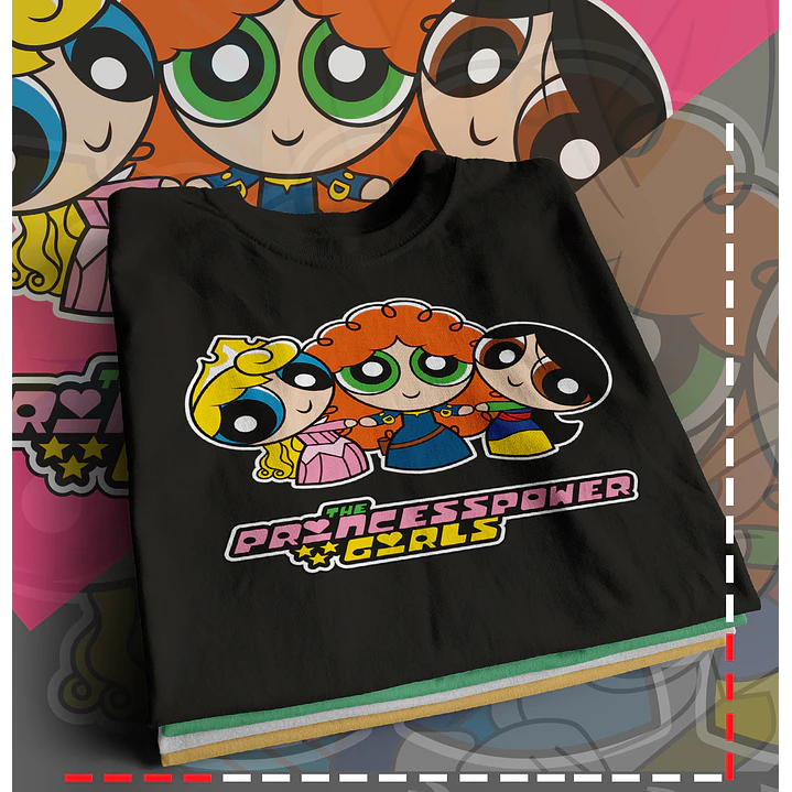 10 Artes para Camisa Meninas Super Poderosas Arquivo Editável 6