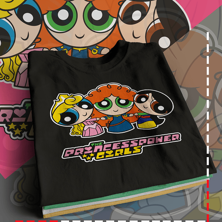 10 Artes para Camisa Meninas Super Poderosas Arquivo Editável 6