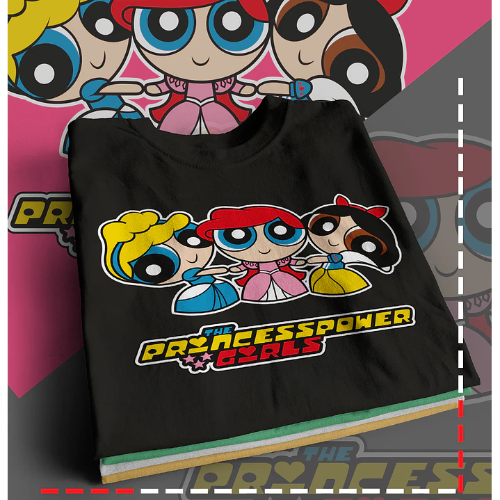 10 Artes para Camisa Meninas Super Poderosas Arquivo Editável 8