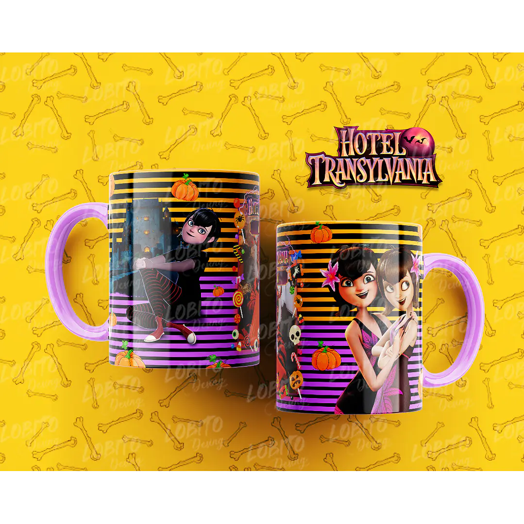 10 Artes para Caneca Hotel Trasilvânia Arquivo Editável 1