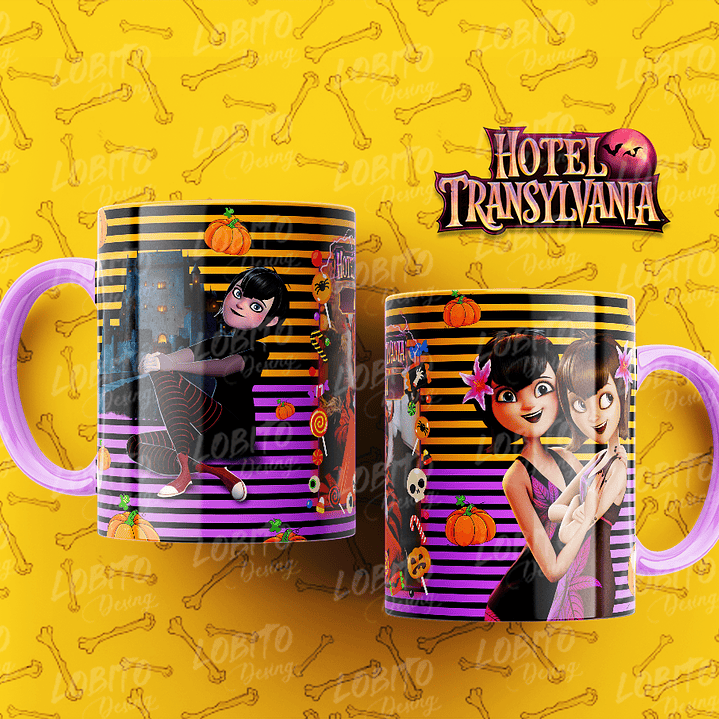 10 Artes para Caneca Hotel Trasilvânia Arquivo Editável 1