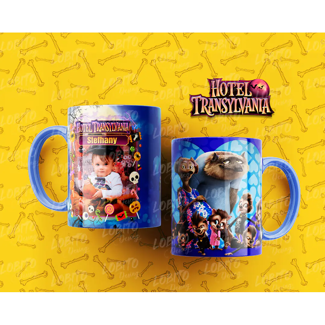 10 Artes para Caneca Hotel Trasilvânia Arquivo Editável 6