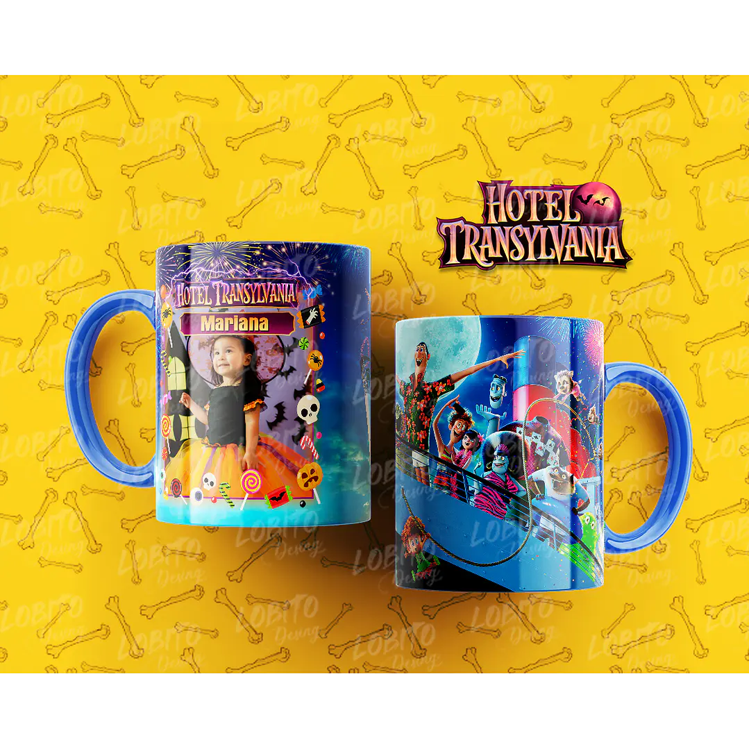 10 Artes para Caneca Hotel Trasilvânia Arquivo Editável 8
