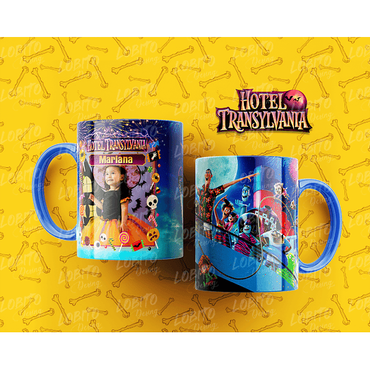 10 Artes para Caneca Hotel Trasilvânia Arquivo Editável