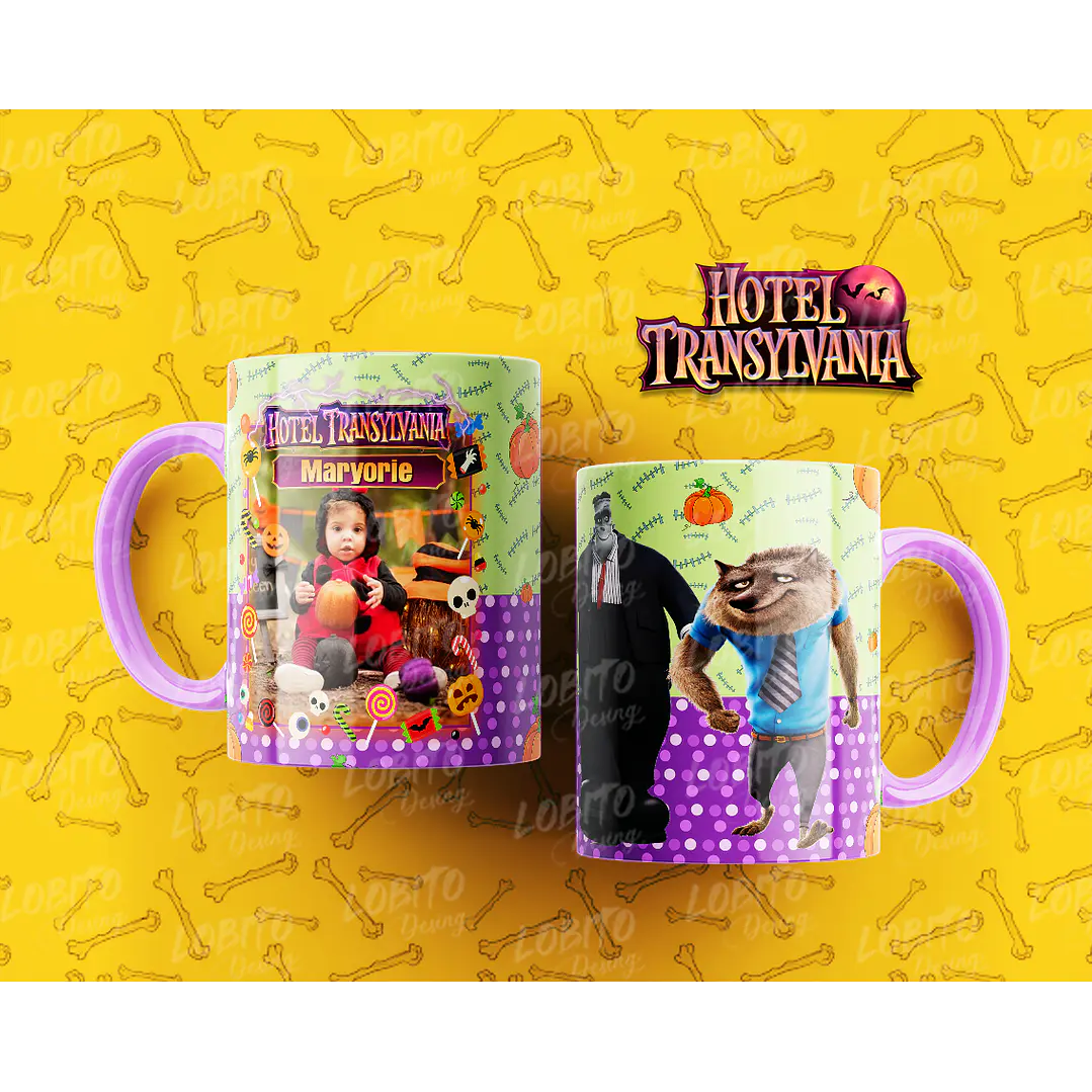 10 Artes para Caneca Hotel Trasilvânia Arquivo Editável 9