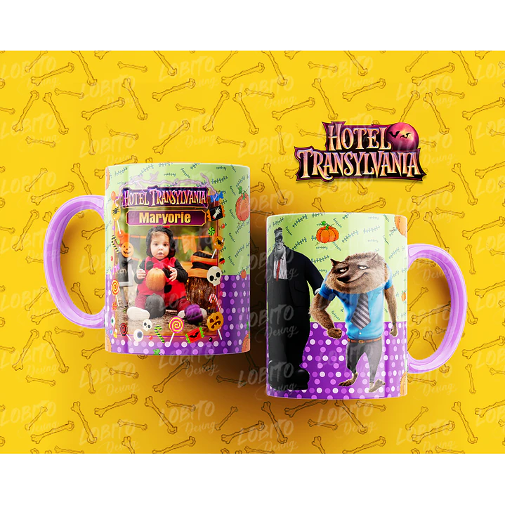 10 Artes para Caneca Hotel Trasilvânia Arquivo Editável 9