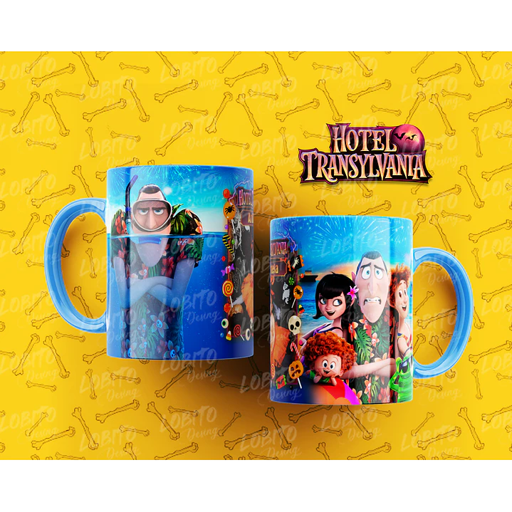 10 Artes para Caneca Hotel Trasilvânia Arquivo Editável 10