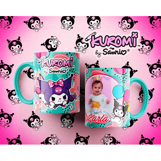 10 Artes para Caneca Kuromi Arquivo Editável 