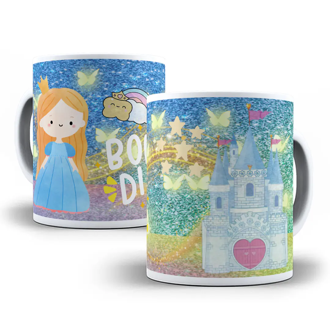 10 Artes para Caneca Princesas Frases Arquivo em Jpg 9
