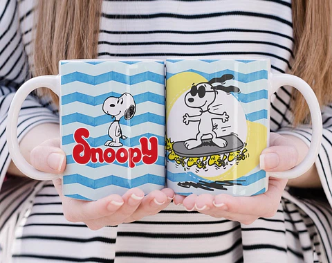 10 Artes para Caneca Snoopy Arquivo em Jpg