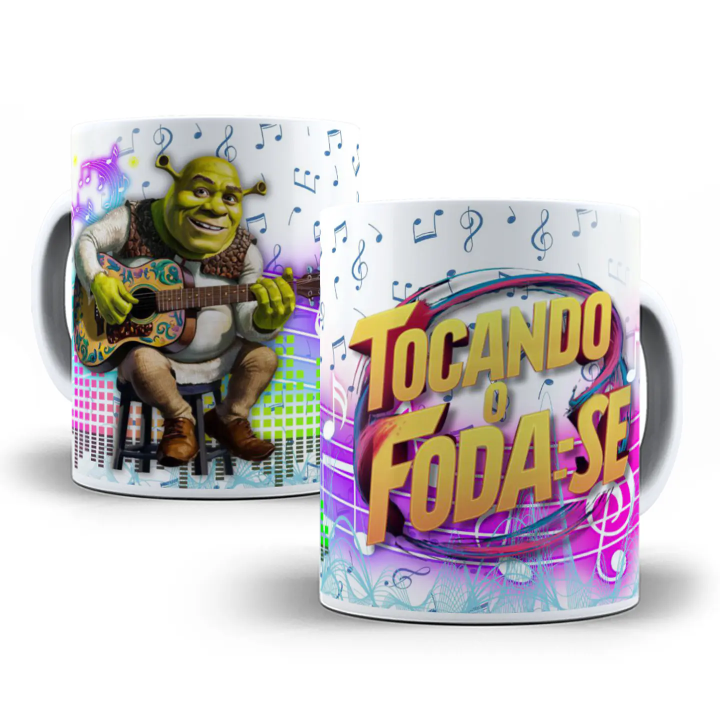 10 Artes para Caneca Tocando o Foda Se Arquivo em Jpg 9